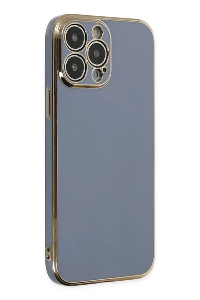 Mey İthalat®   iPhone 14 Pro Max Kılıf Volet Silikon - Mavi ürün görseli 1