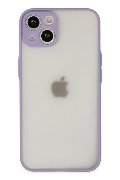 Mey İthalat®   iPhone 14 Kılıf Montreal Silikon Kapak - Mor ürün görseli 1