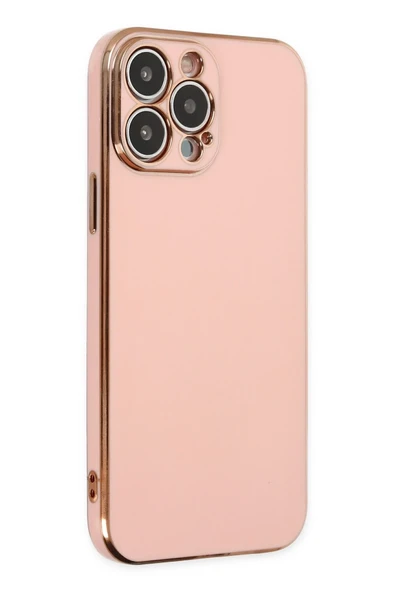 Mey İthalat®   iPhone 14 Pro Max Kılıf Volet Silikon - Pembe ürün görseli 1