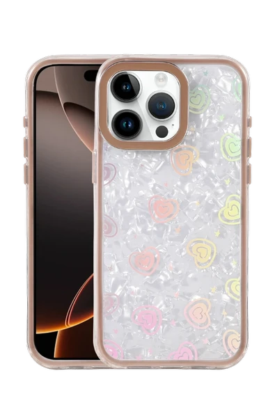 Mey İthalat®   iPhone 16 Pro Lumi Desenli Kapak - Çöl Titanyum ürün görseli 1