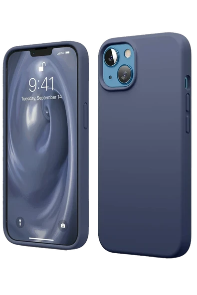 Mey İthalat®   iPhone 14 Kılıf First Silikon - Lacivert ürün görseli 1