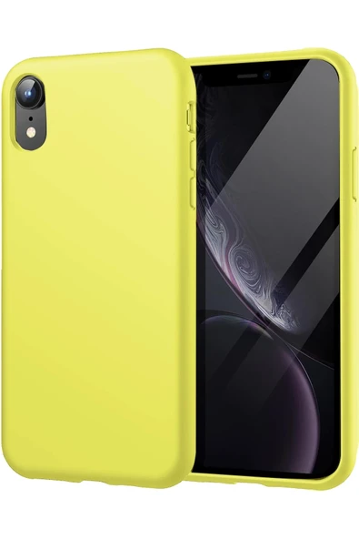 Mey İthalat®   iPhone XR Kılıf First Silikon - Parlak Yeşil ürün görseli 1