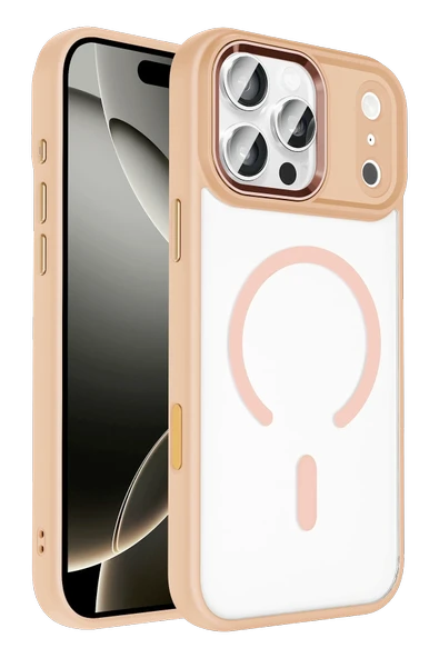 Mey İthalat®   iPhone 17 Pro Terea Magsafe Kapak - Pembe ürün görseli 1