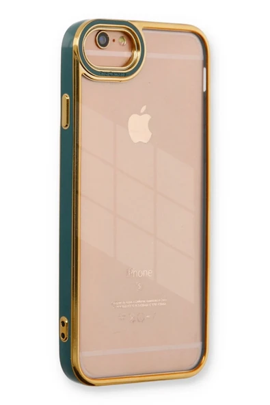 Mey İthalat®   iPhone 6 Kılıf Liva Lens Silikon - Yeşil ürün görseli 1