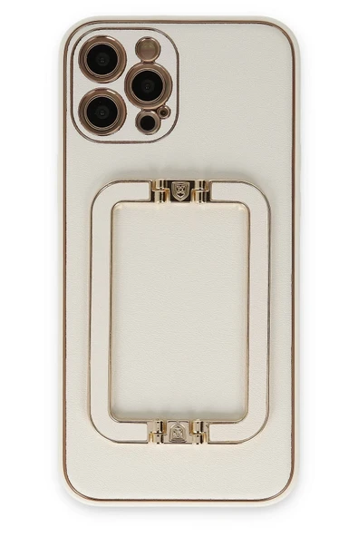 Mey İthalat®   iPhone 12 Pro Max Kılıf Coco Elit Kapak - Beyaz ürün görseli 1