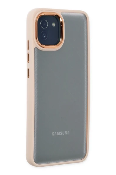 Mey İthalat®  Samsung Galaxy A03 Kılıf Dora Kapak - Pudra ürün görseli 1