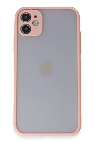 Mey İthalat®   iPhone 11 Kılıf Montreal Silikon Kapak - Pembe ürün görseli 1