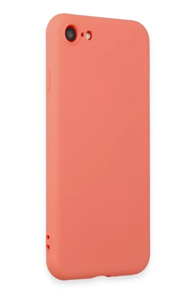 Mey İthalat®   iPhone 7 Kılıf First Silikon - Turuncu - Resim 2