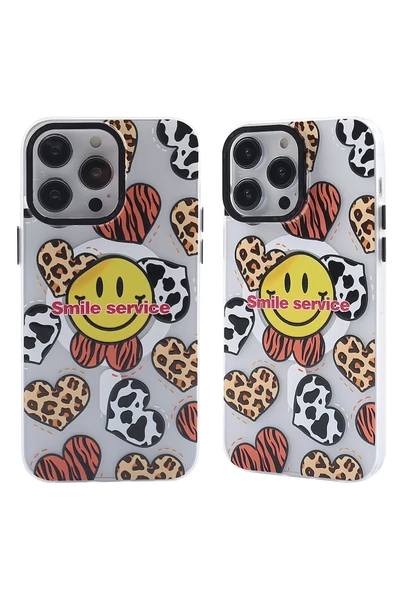 Mey İthalat®   iPhone 13 Pro Max Kılıf Apollo Magneticsafe Desenli Kapak - Apollo Şeffaf - 2 ürün görseli 1