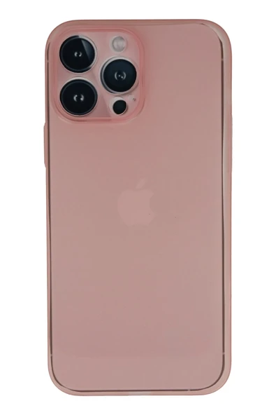 Mey İthalat®   iPhone 13 Pro Max Kılıf PP Ultra İnce Kapak - Pembe ürün görseli 1