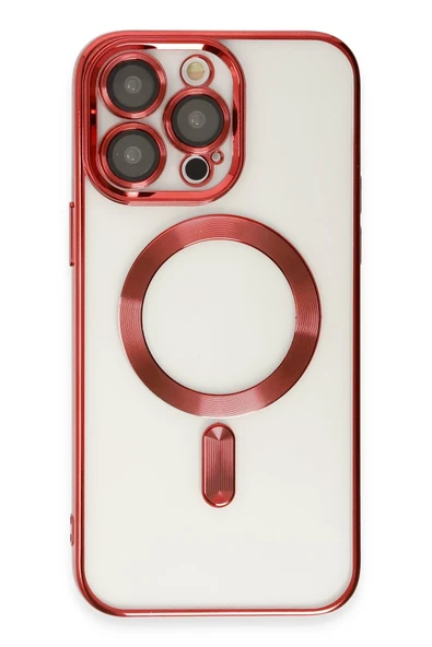 Mey İthalat®   iPhone 13 Pro Kılıf Kross Magneticsafe Kapak - Kırmızı ürün görseli 1