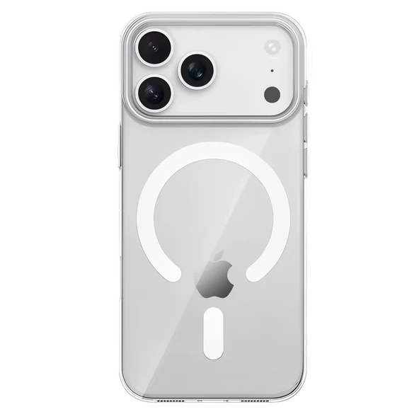 Mey İthalat®   iPhone 17 Pro PC Blank Magsafe Kapak - Şeffaf - Resim 3