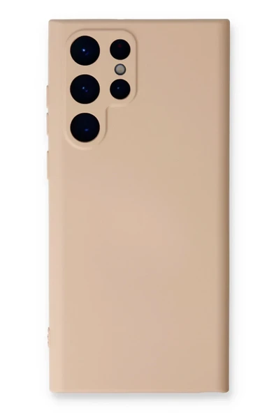 Mey İthalat®  Samsung Galaxy S23 Ultra Kılıf Nano içi Kadife Silikon - Pudra ürün görseli 1
