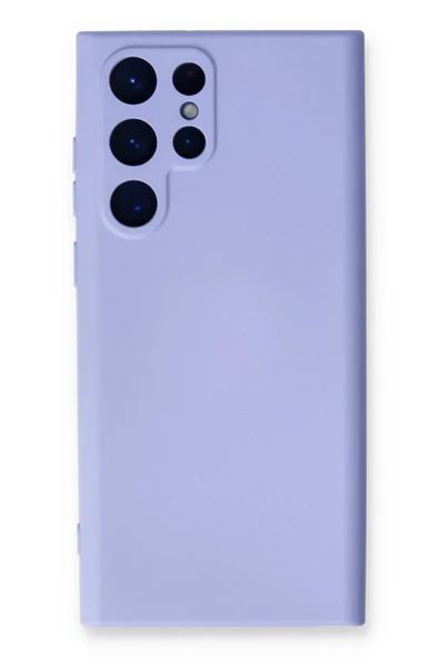 Mey İthalat®  Samsung Galaxy S23 Ultra Kılıf Nano içi Kadife Silikon - Lila ürün görseli 1