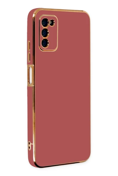Mey İthalat®  Samsung Galaxy A03S Kılıf Volet Silikon - Kırmızı ürün görseli 1