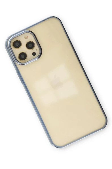 Mey İthalat®   iPhone 12 Pro Max Kılıf Element Silikon - Mavi - Resim 3