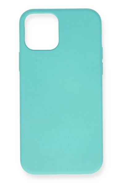 Mey İthalat®   iPhone 12 Mini Kılıf Nano içi Kadife Silikon - Turkuaz ürün görseli 1
