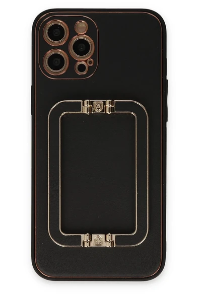 Mey İthalat®   iPhone 12 Pro Max Kılıf Coco Elit Kapak - Siyah ürün görseli 1