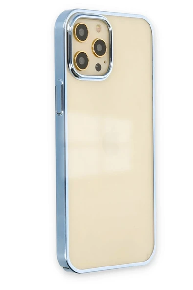 Mey İthalat®   iPhone 12 Pro Max Kılıf Element Silikon - Mavi - Resim 2