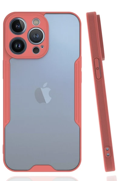 Mey İthalat®   iPhone 14 Pro Max Kılıf Platin Silikon - Pembe ürün görseli 1