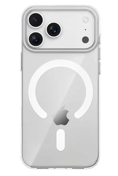 Mey İthalat®   iPhone 17 Pro PC Blank Magsafe Kapak - Şeffaf ürün görseli 1