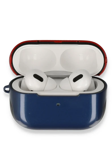 Mey İthalat®   Airpods 3 (3.nesil) 3in1 Kılıf - Lacivert-Kırmızı ürün görseli 1