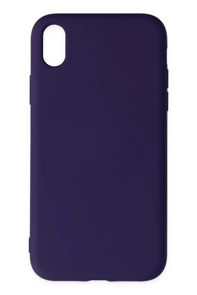 Mey İthalat®   iPhone XR Kılıf Nano içi Kadife Silikon - Mor ürün görseli 1
