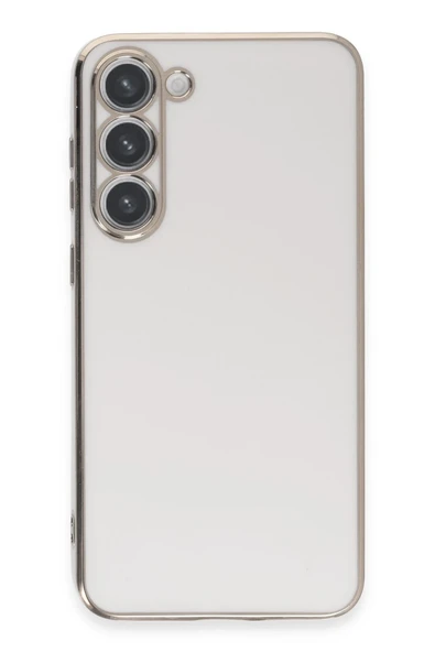 Mey İthalat®  Samsung Galaxy S23 Kılıf Volet Silikon - Beyaz ürün görseli 1