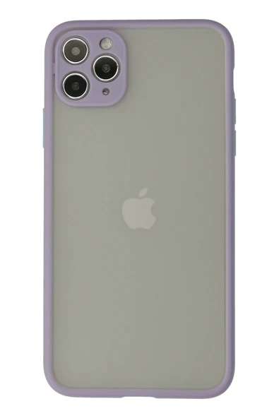 Mey İthalat®   iPhone 12 Pro Kılıf Montreal Silikon Kapak - Mor ürün görseli 1