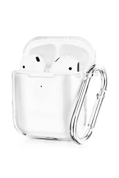 Mey İthalat®   Airpods 2 (2.nesil) Hang Kılıf - Şeffaf ürün görseli 1