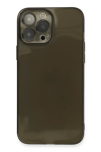Mey İthalat®   iPhone 13 Pro Max Kılıf Fly Lens Silikon - Siyah ürün görseli 1