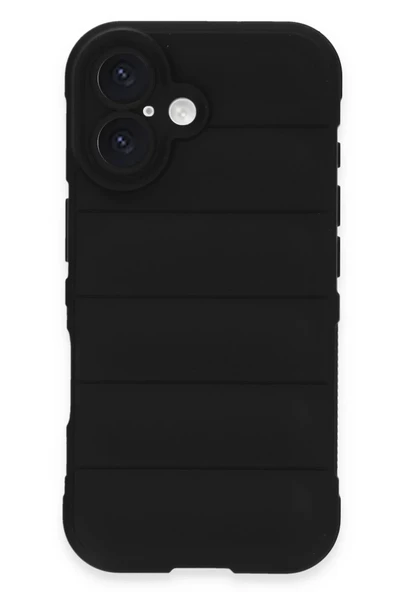 Mey İthalat®   iPhone 16 Kılıf Optimum Silikon - Siyah ürün görseli 1