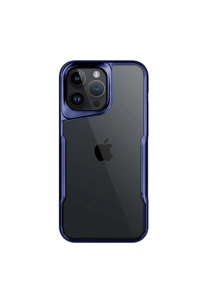 Mey İthalat®   iPhone 16 Pro Max Kılıf Boyi Silikon Kapak - Lacivert ürün görseli 1