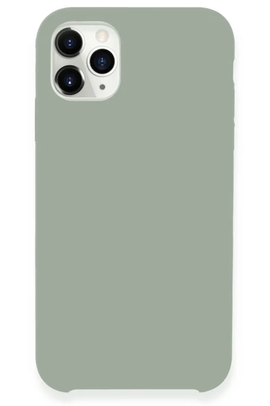 Mey İthalat®   iPhone 11 Pro Max Kılıf Lansman Legant Silikon - Açık Gri ürün görseli 1