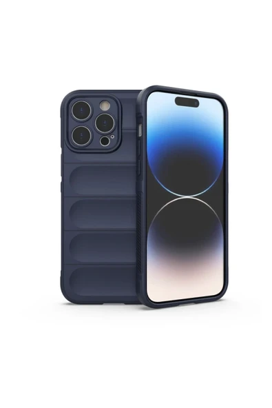 Mey İthalat®   iPhone 16 Pro Kılıf Optimum Silikon - Lacivert ürün görseli 1
