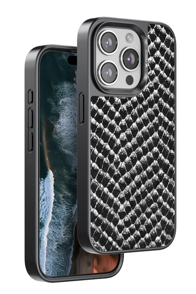Mey İthalat®   iPhone 15 Pro Viper Kapak - Siyah - Resim 2