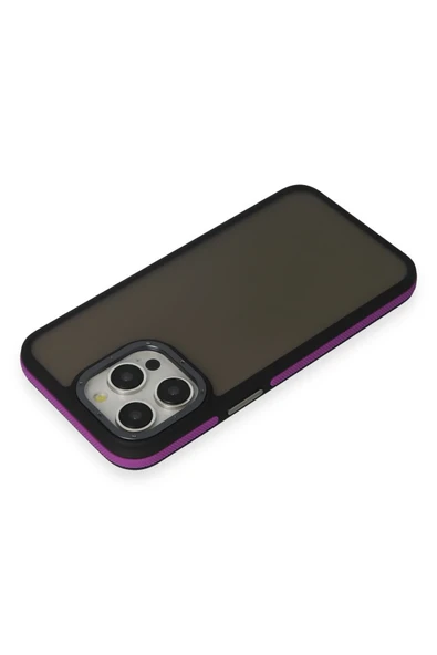 Mey İthalat®   iPhone 14 Pro Max Harvel Kapak - Derin Mor - Resim 3