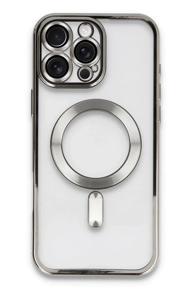Mey İthalat®   iPhone 16 Pro Max Kılıf Kross Magneticsafe Kapak - Titan Gri ürün görseli 1