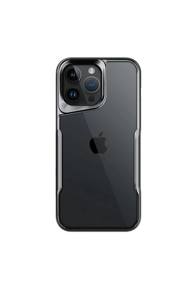 Mey İthalat®   iPhone 16 Pro Kılıf Boyi Silikon Kapak - Titan Gri ürün görseli 1