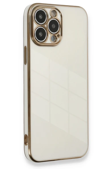 Mey İthalat®   iPhone 13 Pro Kılıf Volet Silikon - Beyaz ürün görseli 1