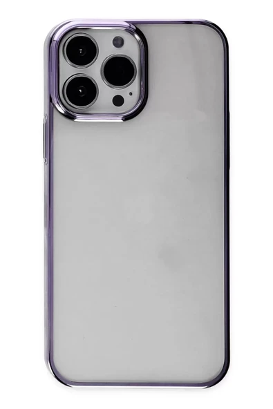 Newface Apple iPhone 13 Pro Max Kılıf Element Silikon - Mor ürün görseli 1