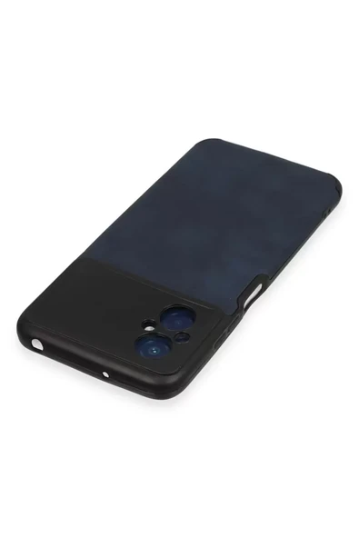 Newface Xiaomi Poco M5 Kılıf Loop Deri Silikon - Lacivert - Resim 3