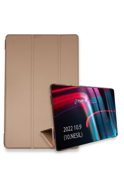 Newface Apple iPad 2022 10.9 (10.nesil) Kılıf Tablet Smart Kılıf - Rose Gold ürün görseli 1