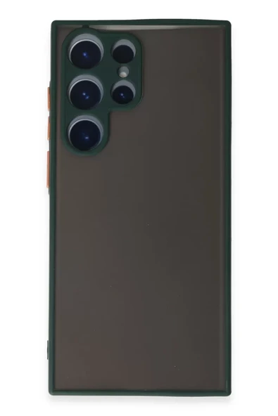 Newface Samsung Galaxy S22 Ultra Kılıf Montreal Silikon Kapak - Yeşil ürün görseli 1