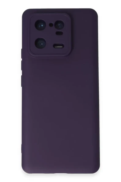 Newface Xiaomi Mi 13 Pro Kılıf Nano içi Kadife Silikon - Mor ürün görseli 1