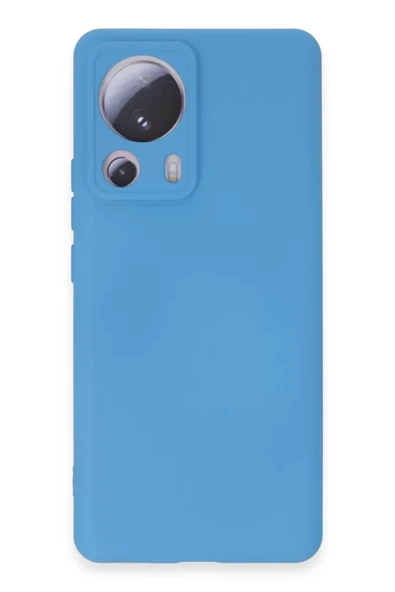 Newface Xiaomi Mi 13 Lite Kılıf Nano içi Kadife Silikon - Mavi ürün görseli 1