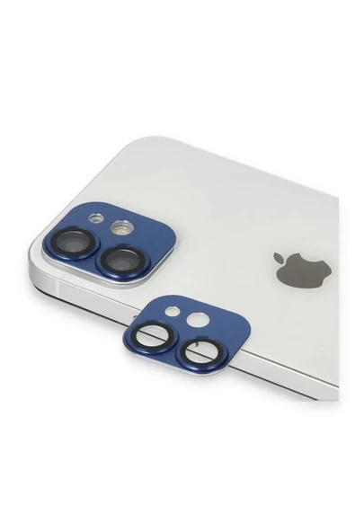 Newface Apple iPhone 11 Pers Alüminyum Kamera Lens - Lacivert ürün görseli 1