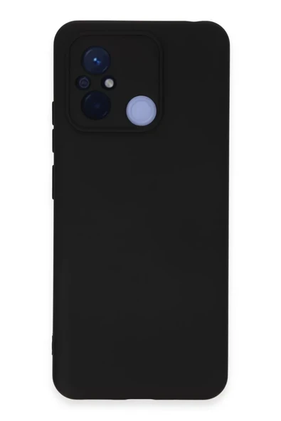 Newface Xiaomi Redmi 12C Kılıf Nano içi Kadife Silikon - Siyah ürün görseli 1