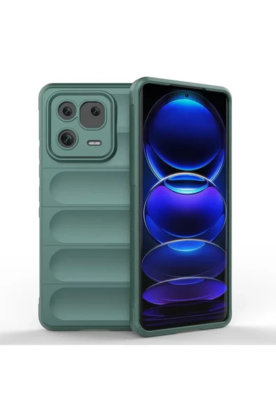 Newface Xiaomi Mi 13 Pro Kılıf Optimum Silikon - Koyu Yeşil ürün görseli 1