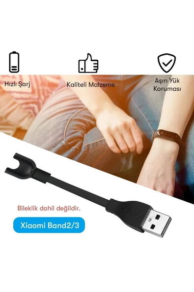 Newface MC03 Şarj Adaptörü Xiaomi Mi Band 2/3 - Resim 3